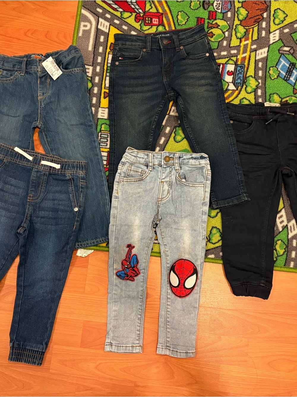 Toddler Boys 3T Jeans Bundle - 5 Pairs - Various Brands